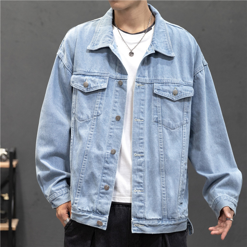 Mens Fashion Bomber Jacket - New Denim Jacket Men Vintage Jean