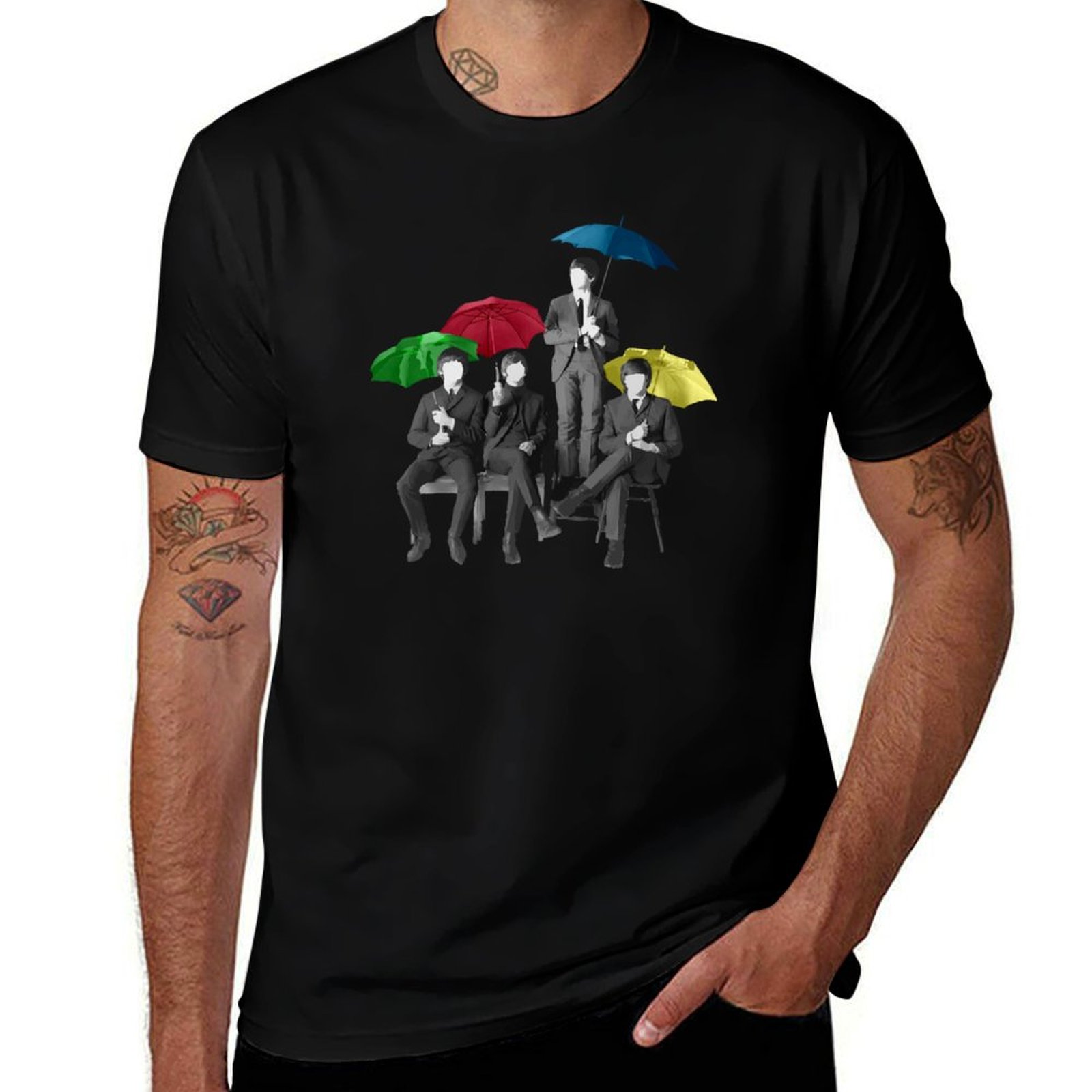 Men'S Fashion Umbrella - Umbrella Fab Four T-Shirt Casual Fashion