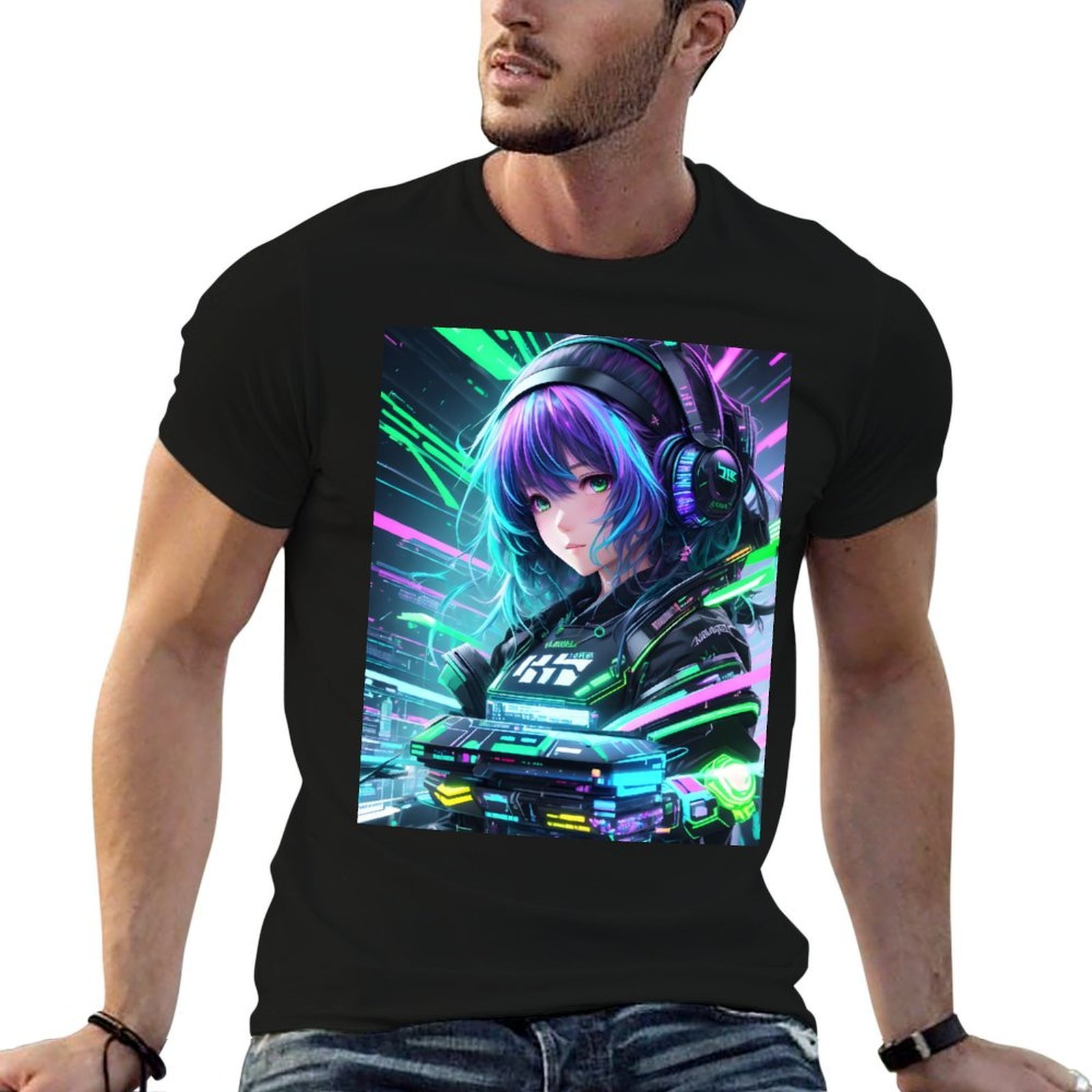 Mens Fashion Hacks - Hacker Girl - Cyberpunk Hacking World
