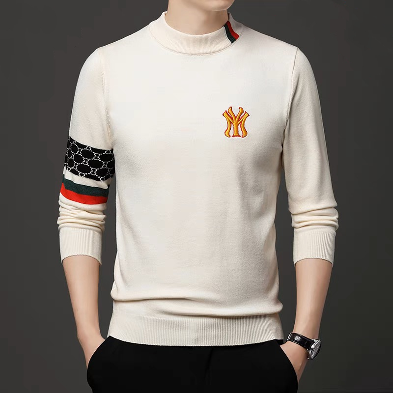 Mens Fashion Mullet - High end luxury designer brand embroidery