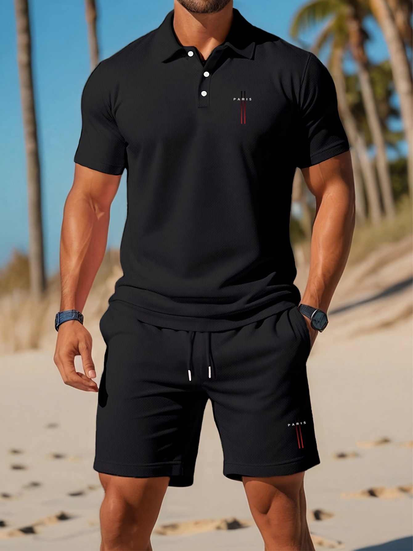Men'S Fashion Polo Shirt - 2026 Summer Men's Polo Shirt Set