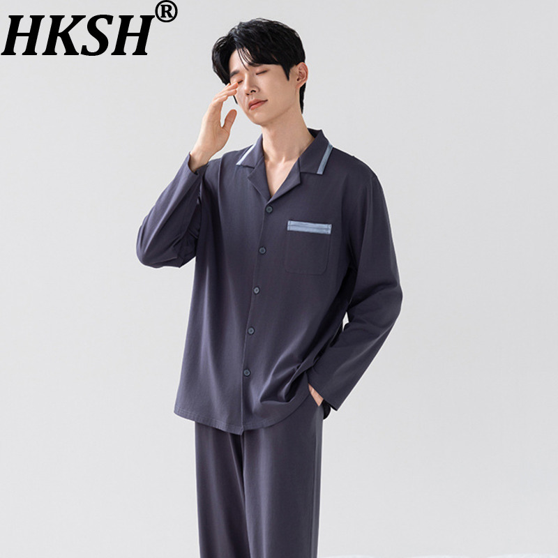 Mens Fashion Style - HKSH Autumn Winter Men Tide Long