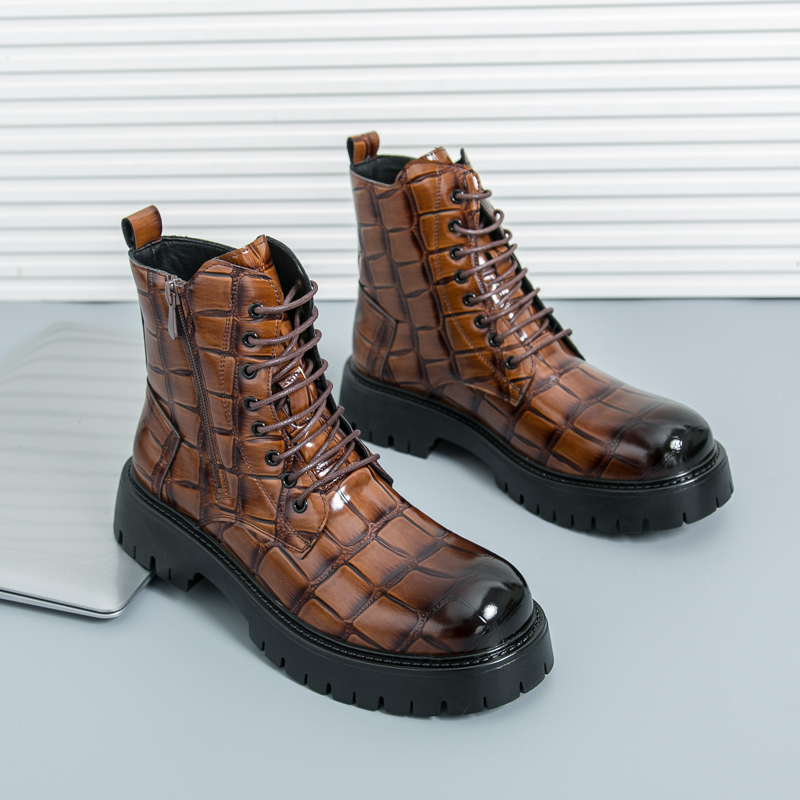 Men'S Fashion Brand - Summer Men Fashion Chelsea Boots Black