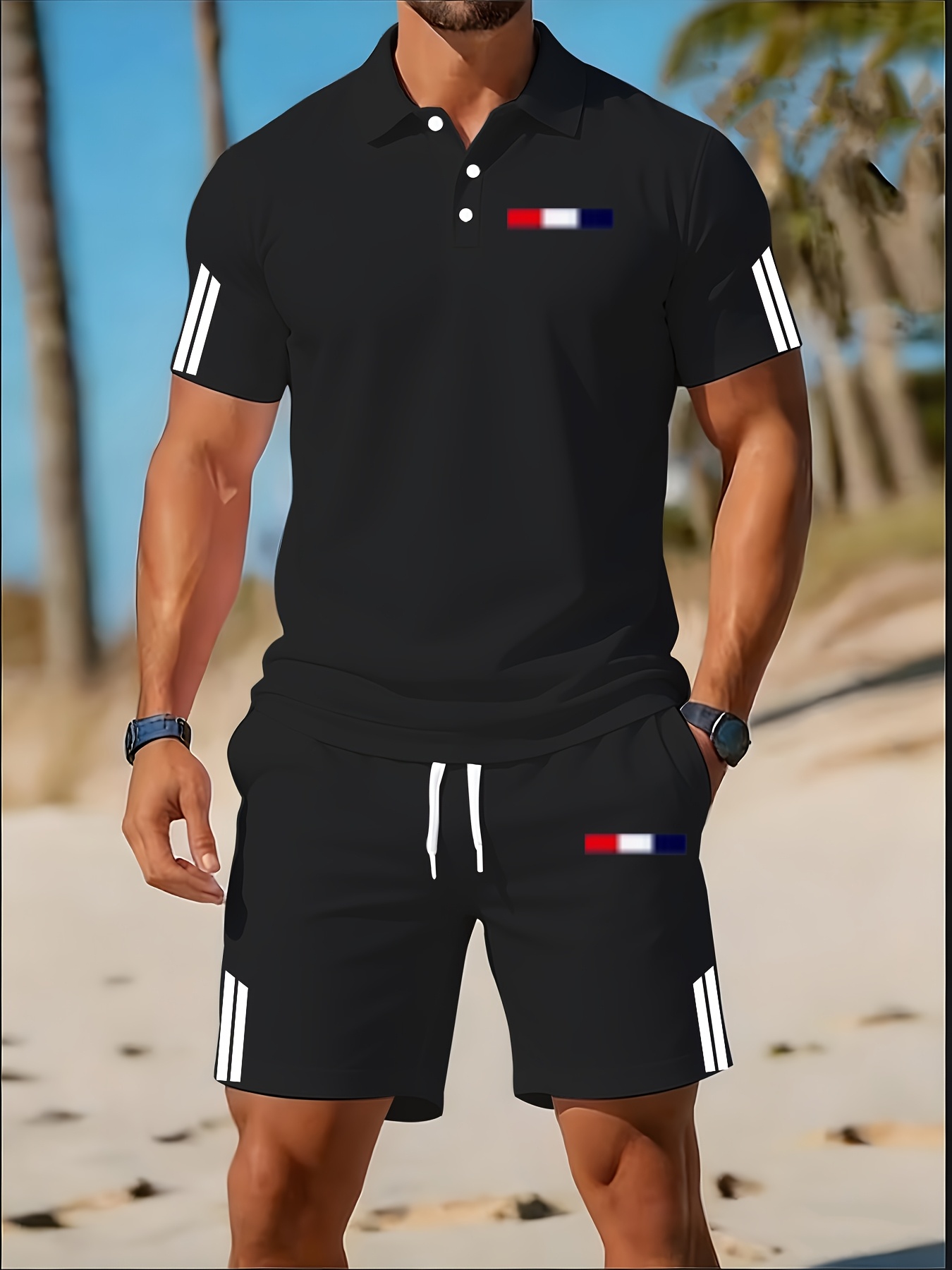 Men'S Fashion Polo Shirt - 2026 Summer Men's Polo Shirt Set