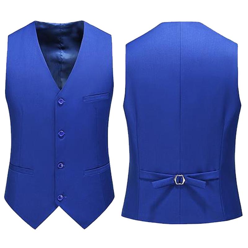 Formal Waistcoat Vest - 19 Colors Men Vest Solid Color