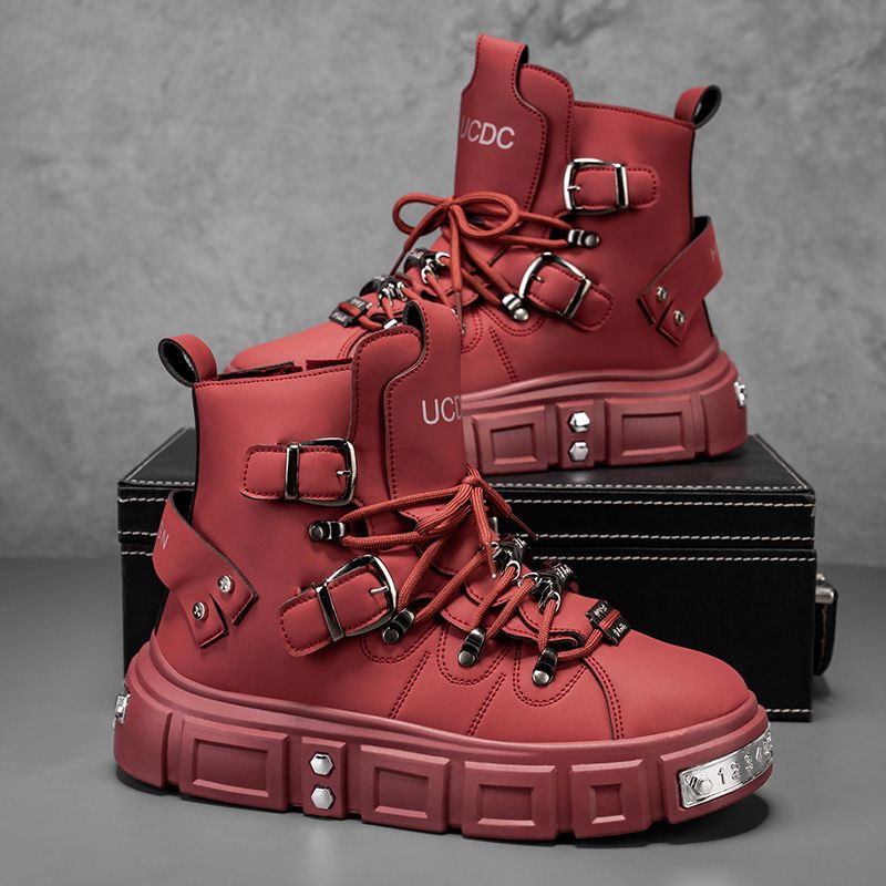 Men'S Fashion For 30 Year Olds - Original Brand Boots for Man Punk