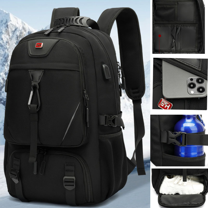 Men'S Fashion Over 60 - 50/60/80L Unisex Men Outdoor Backpack USB