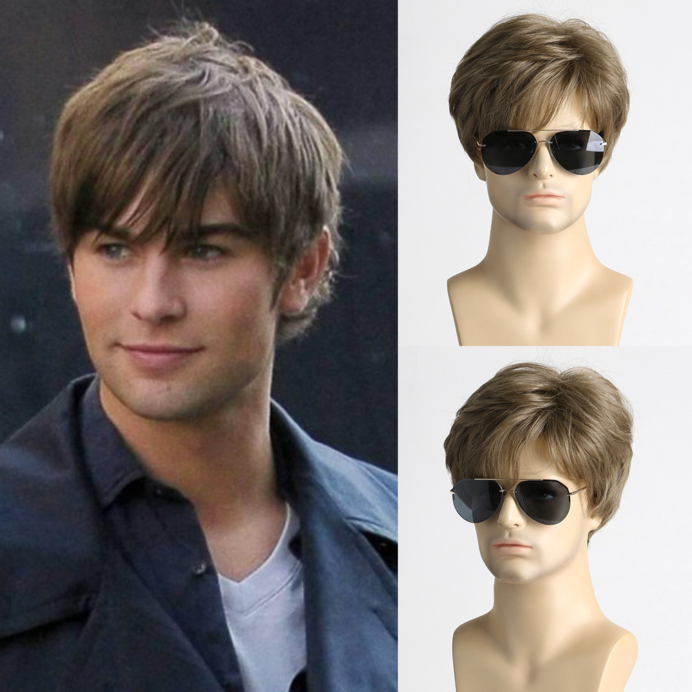 Men'S Fashion Looks 2026 - Synthetic Short Brown Wig for Men