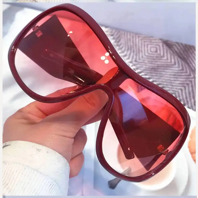 Men'S Fashion Y2K - One Piece Oversized Y2K Sunglasses for