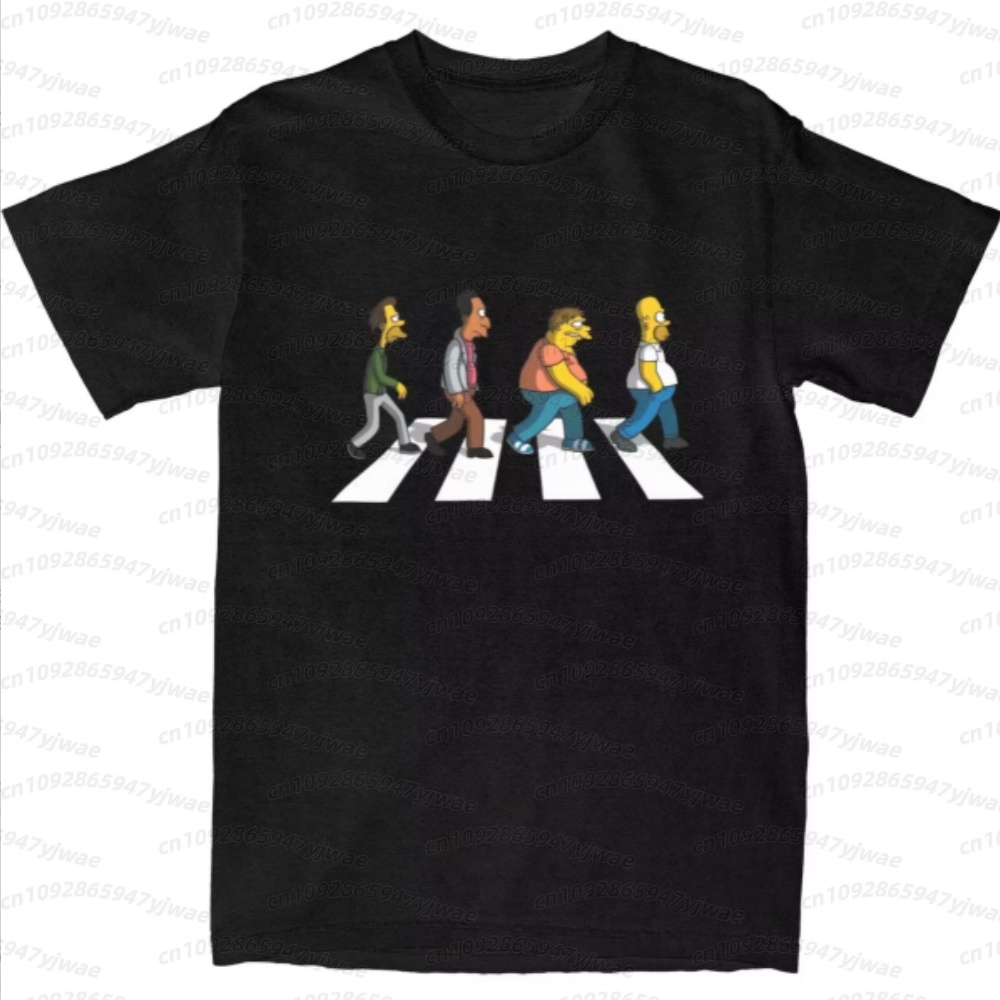 Mens Fashion Streetwear - 2026 Men Simpsons Dad Sidewalk Short