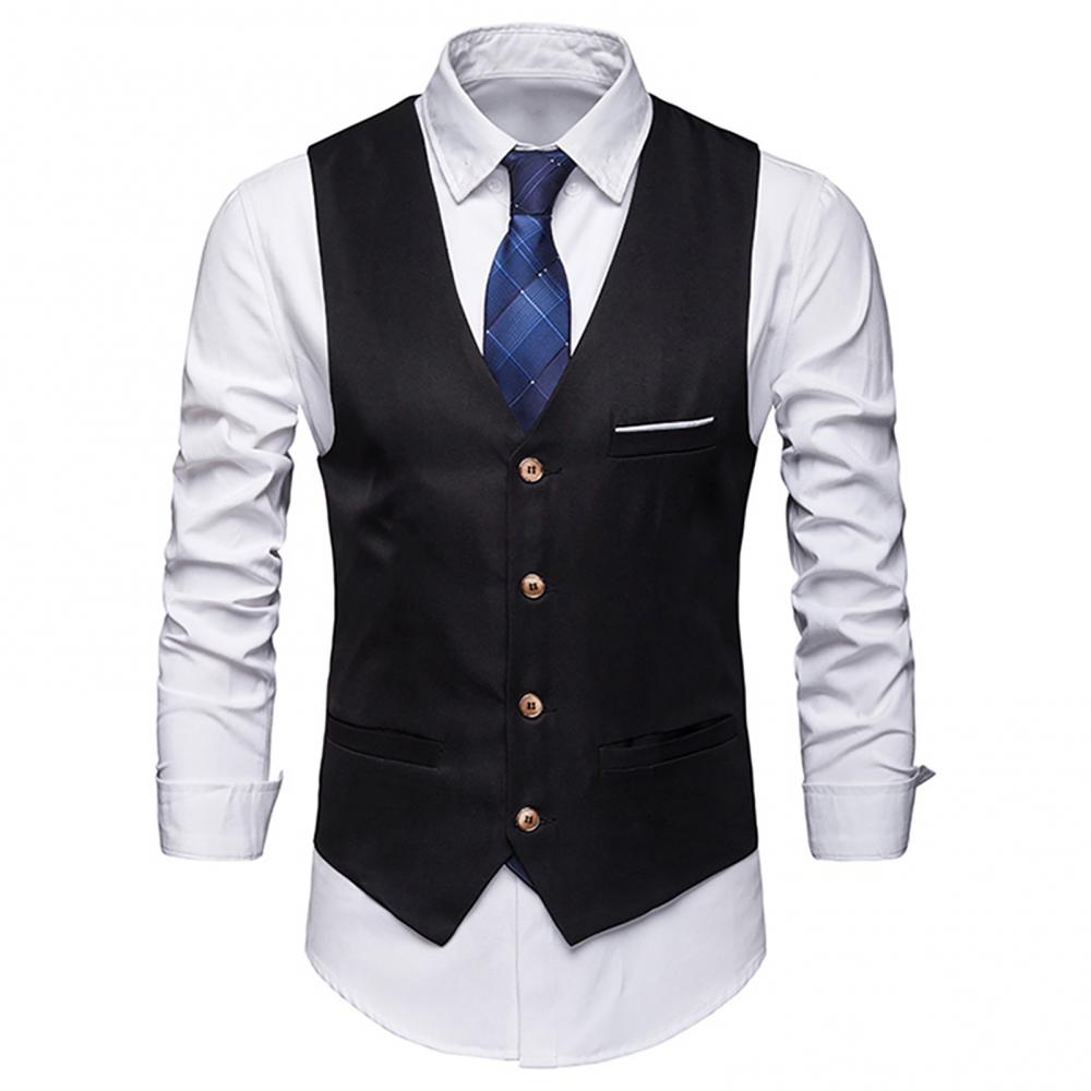 Formal Waistcoat Vest - Dress Vests For Men Slim Fits
