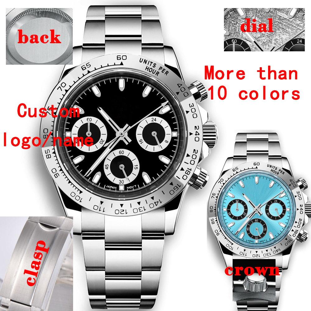 Mens Fashion Bracelet - Custom 39mm Watch Quartz for Men