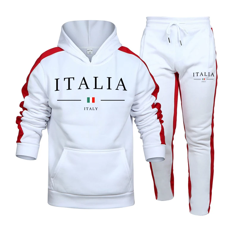 Men'S Fashion Outfits - Men's Tracksuit 2 Pcs Sets Fashion