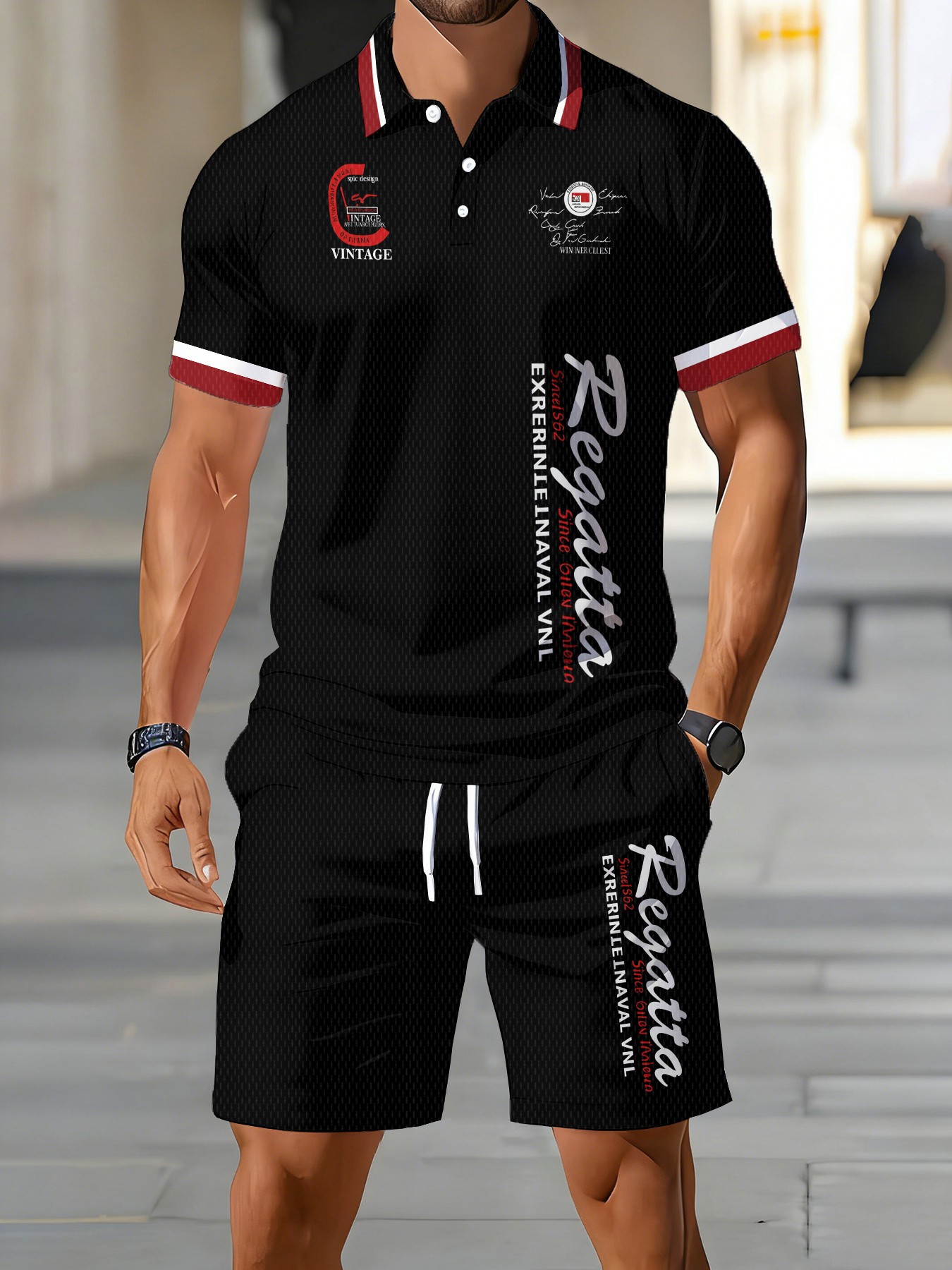 Men'S Fashion Polo Shirt - 2026 Summer American Men's Polo Shirt