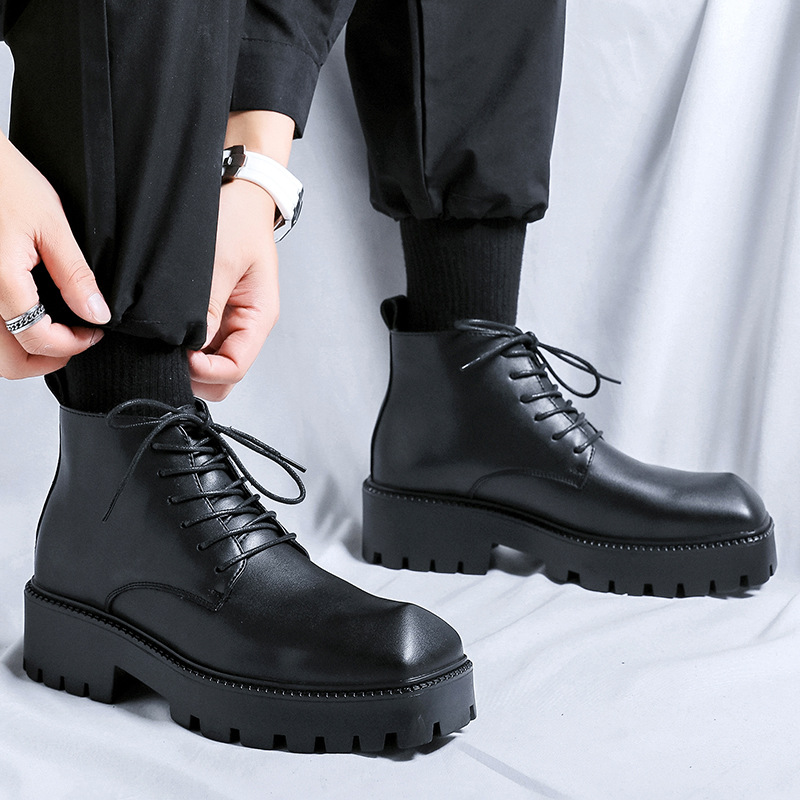 Men'S Fashion Brand - men luxury fashion original leather boots