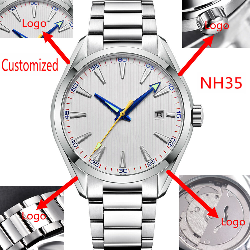Mens Fashion Bracelet - Custom Logo 41mm Men Miyota/NH35 Automatic