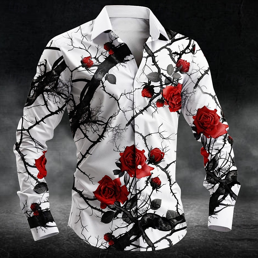 Mens Fashion Style - Fashion plum blossom pattern 3d Print