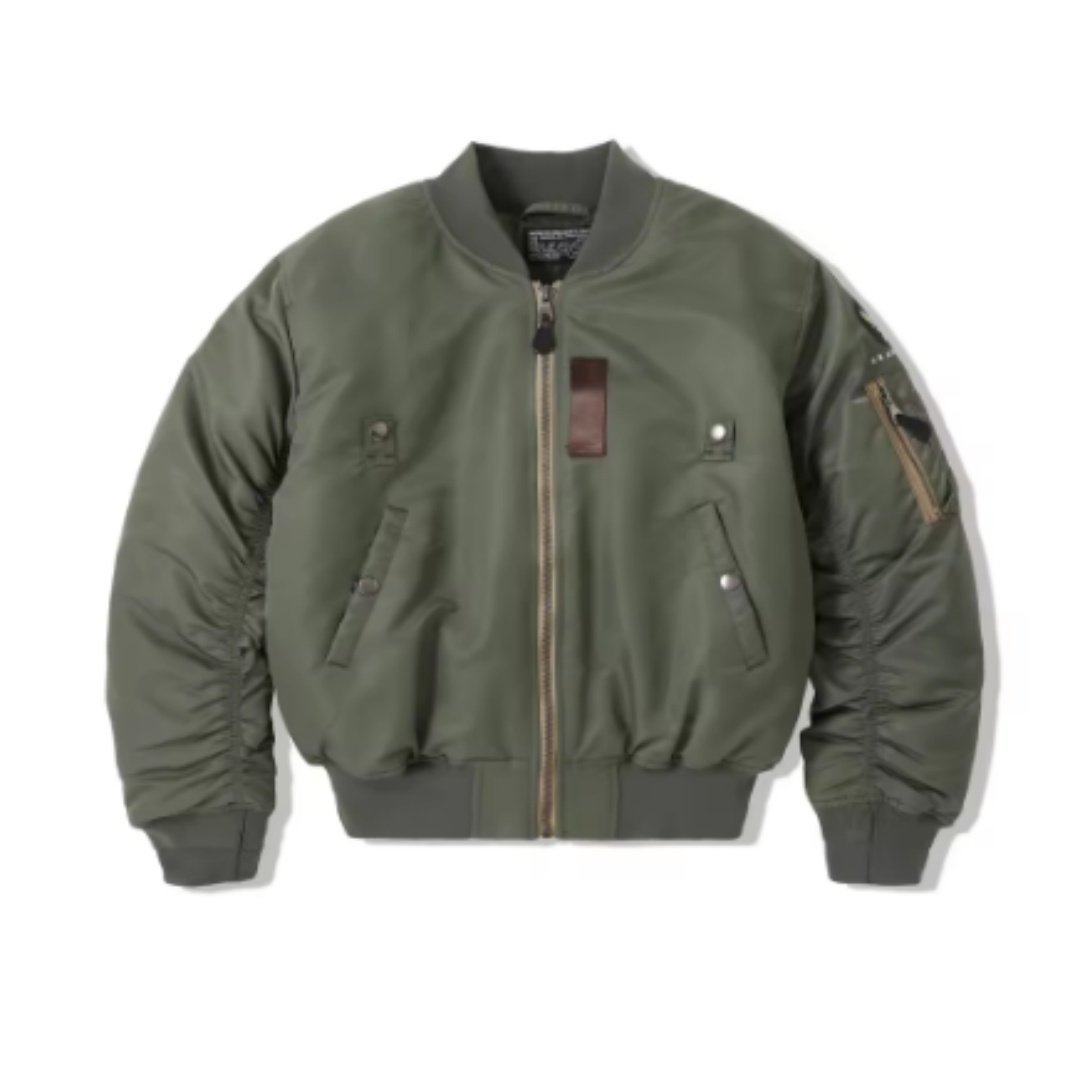 Mens Fashion Bomber Jacket - WII USAF William Gibson 2026 MA-1