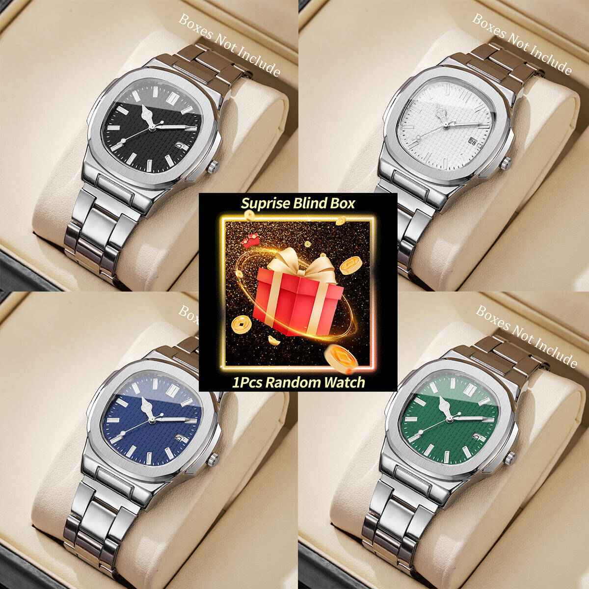 Men'S Fashion Box - 1PC Surprise Mystery Watch Blind Box-Fashion