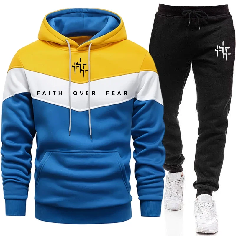 Faith Over Fear Men's Tracksui - огляд і ціна Men'S Fashion Outfits