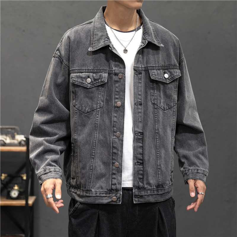 New Denim Jacket Men Vintage J - огляд і ціна Mens Fashion Bomber Jacket