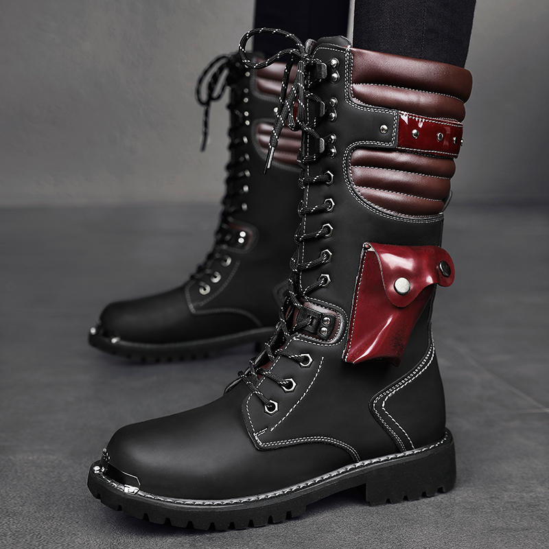 Men's high top motorcycle boot - огляд і ціна Men'S Fashion For 30 Year Olds