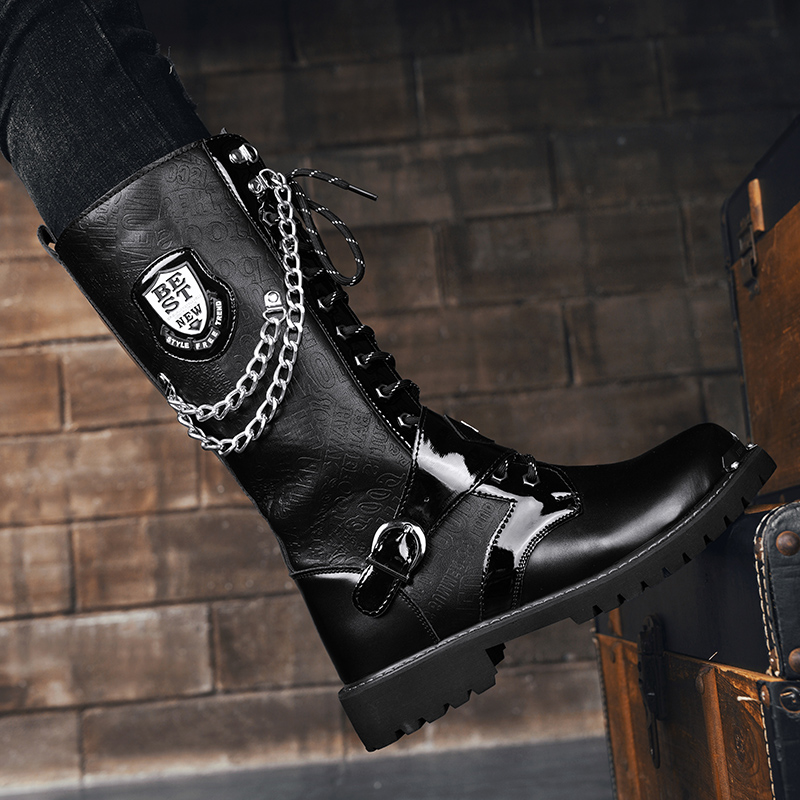 Men's high top motorcycle boot - огляд і ціна Men'S Fashion For 30 Year Olds