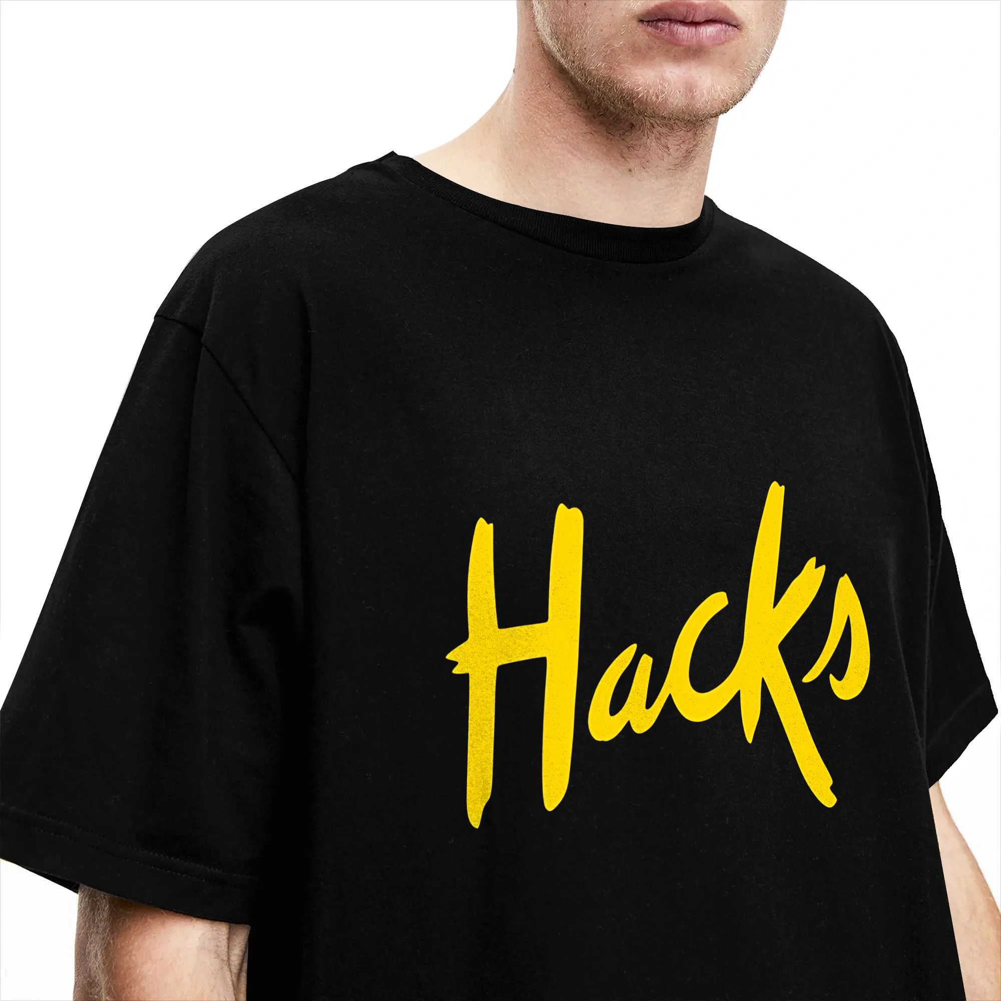 Yellow Hacks T-Shirt Summer  F - огляд і ціна Mens Fashion Hacks