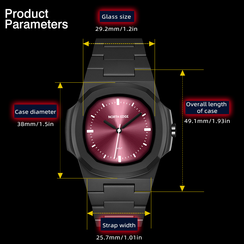 NORTH EDGE Watch for Man New V - огляд і ціна Men'S Fashion Box