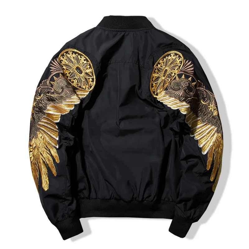 Embroidery Men's Jackets Bombe - огляд і ціна Mens Fashion Bomber Jacket