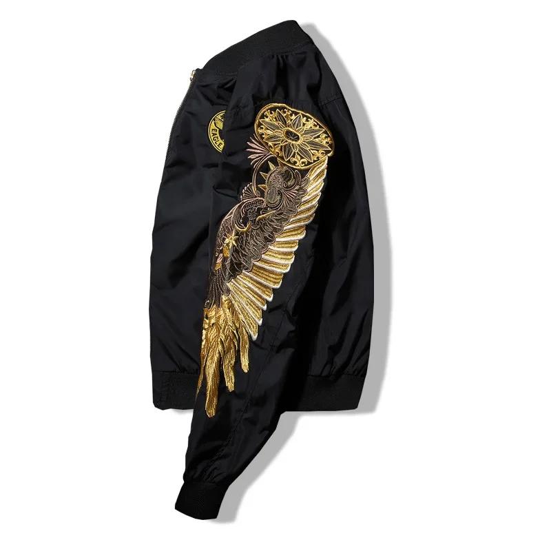 Embroidery Men's Jackets Bombe - огляд і ціна Mens Fashion Bomber Jacket