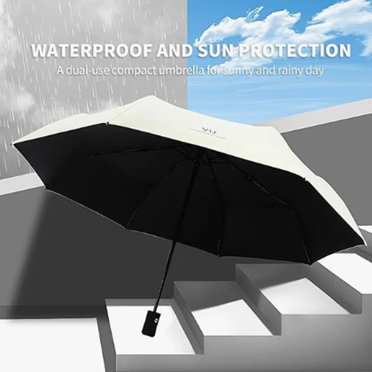 Mini Folding Automatic Umbrell - огляд і ціна Men'S Fashion Umbrella