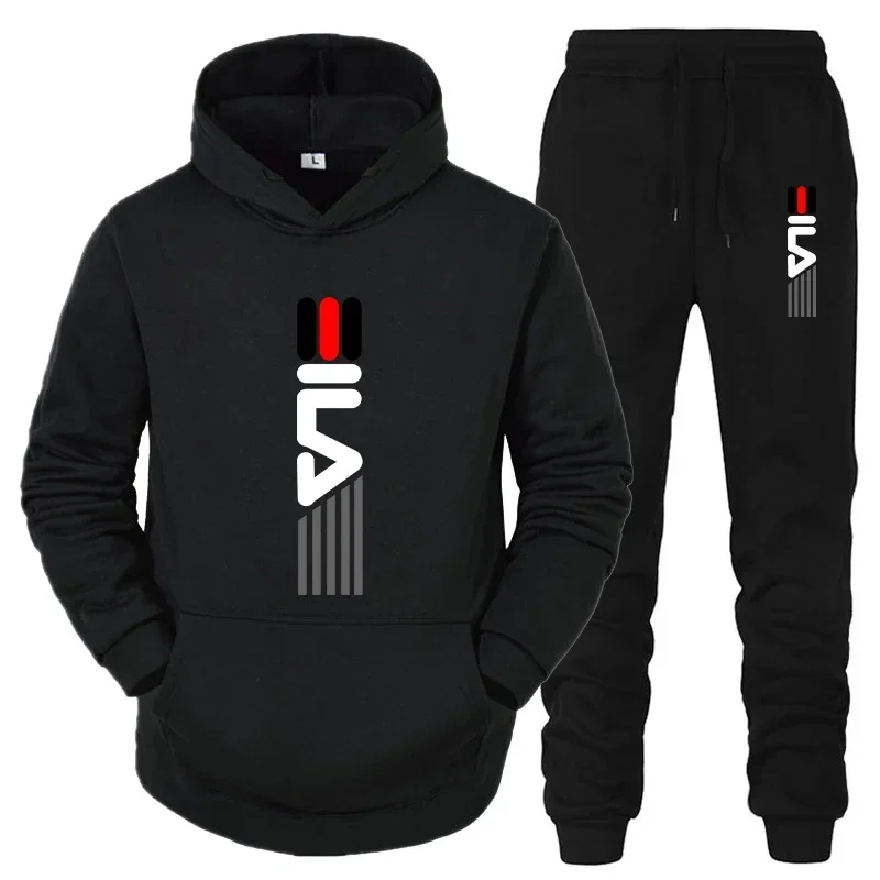 Men's Tracksuit Hooded Sweatsh - огляд і ціна Jogger Sweatpants Men
