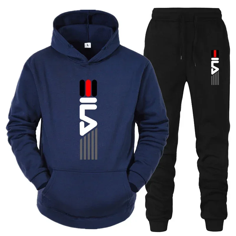 Men's Tracksuit Hooded Sweatsh - огляд і ціна Jogger Sweatpants Men