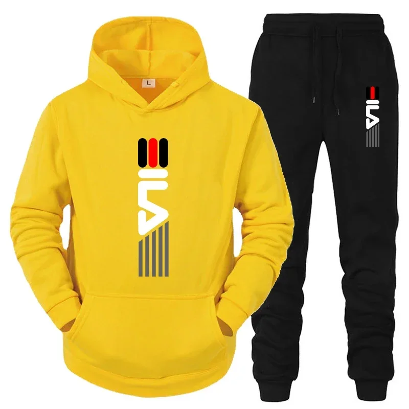 Men's Tracksuit Hooded Sweatsh - огляд і ціна Jogger Sweatpants Men