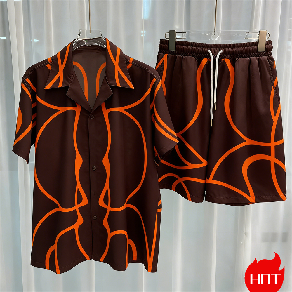 Digital printed men's set fash - огляд і ціна Mens Fashion Style