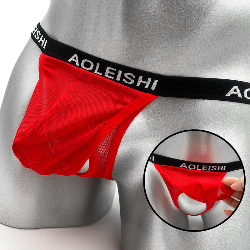 Men's Sheer Mesh Jockstrap wit - огляд і ціна Men'S Fashion Underwear Brands
