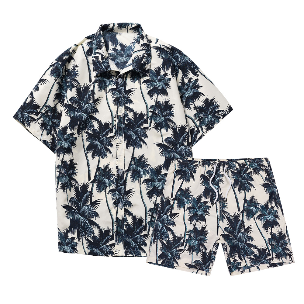 Hawaiian Coconut Tree 3D Print - огляд і ціна Mens Fashion Streetwear