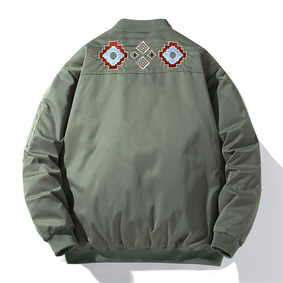 Thick Baseball Jacket Men Wint - огляд і ціна Mens Fashion Bomber Jacket