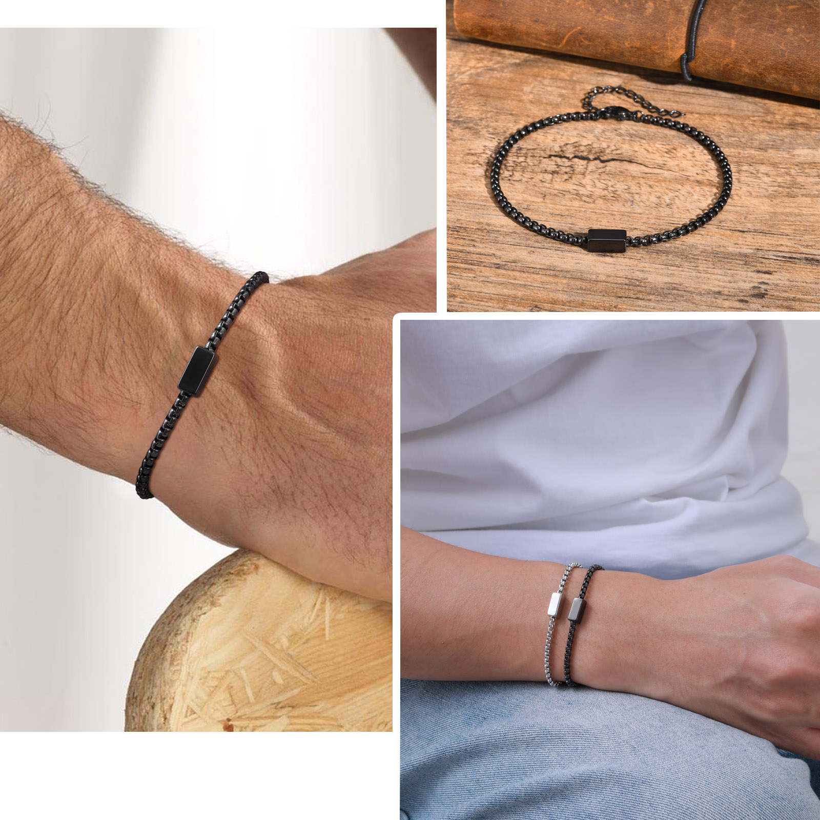 Custom Bracelet Wear-Resistant - огляд і ціна Men'S Fashion Gold Chain