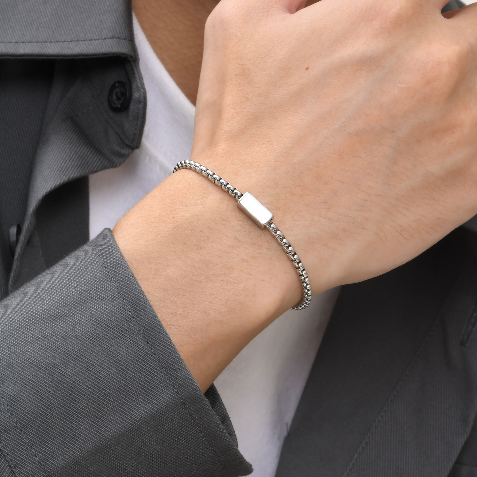 Custom Bracelet Wear-Resistant - огляд і ціна Men'S Fashion Gold Chain