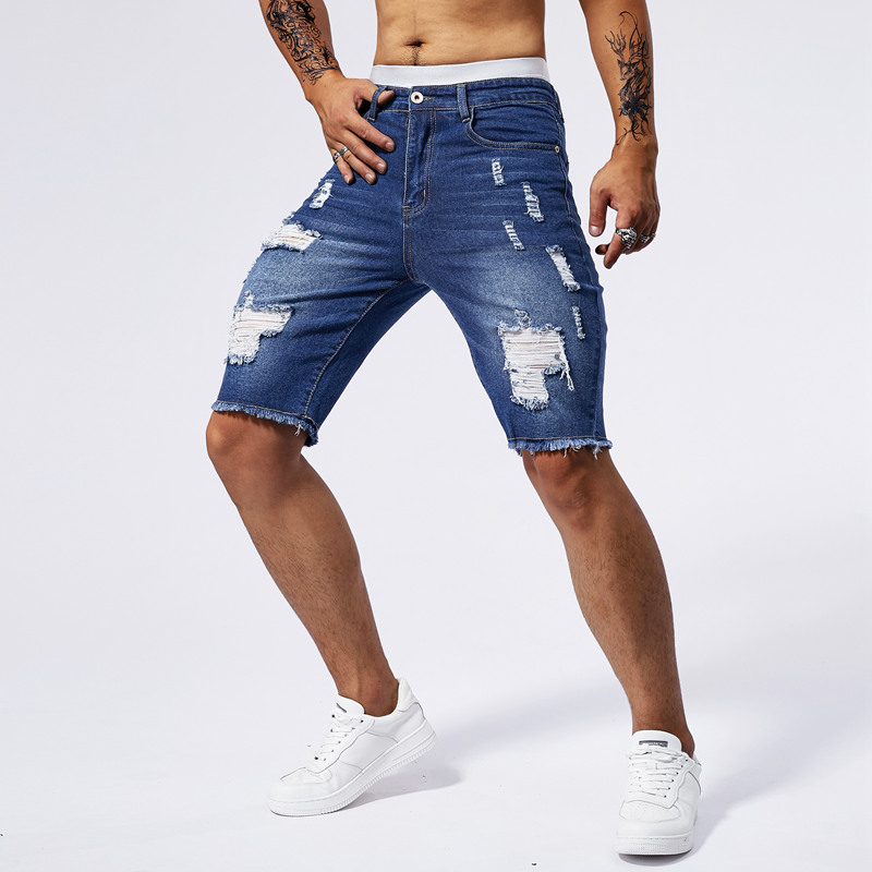 2025 Summer New Men's Ripped D - огляд і ціна Men Fashion Jeans