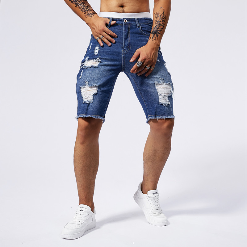 2025 Summer New Men's Ripped D - огляд і ціна Men Fashion Jeans