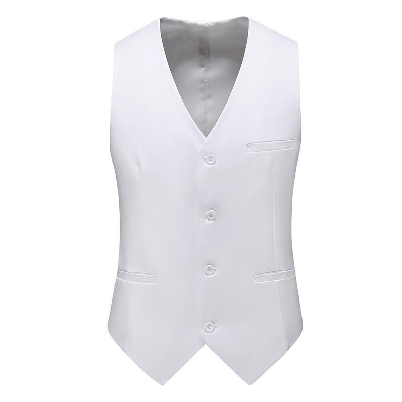 19 Colors Men Vest Solid Color - огляд і ціна Formal Waistcoat Vest