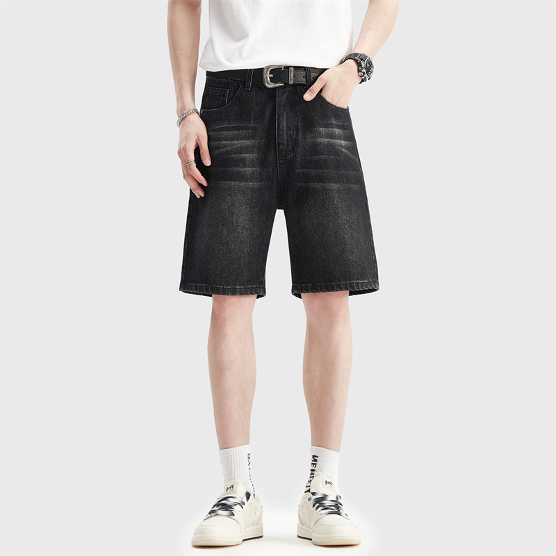 Summer Thin Black Denim Shorts - огляд і ціна Men Fashion Jeans