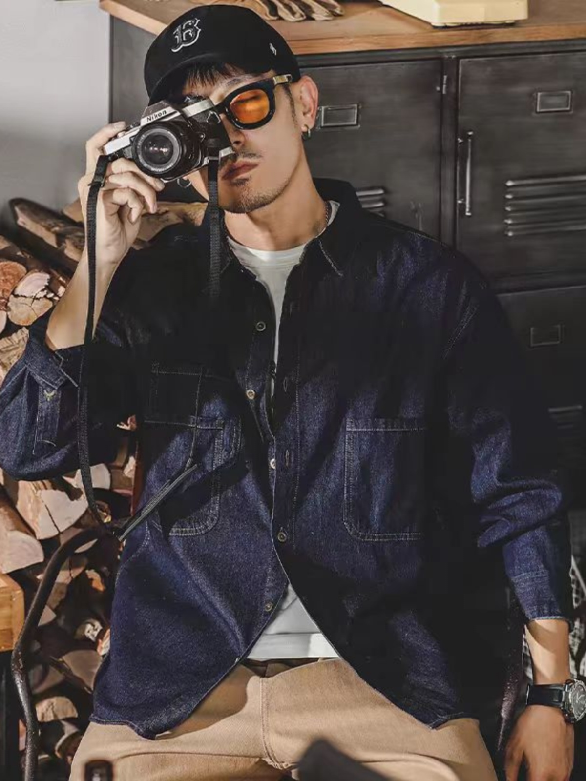 Mens American Retro Denim Jack - огляд і ціна Mens Fashion Denim