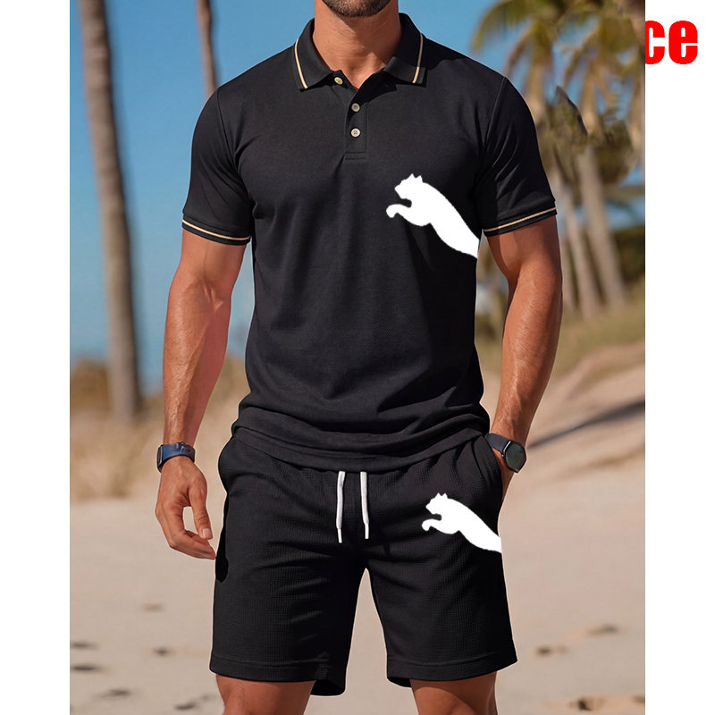Men's Casual Short-Sleeved Pol - огляд і ціна Men'S Fashion Polo Shirt