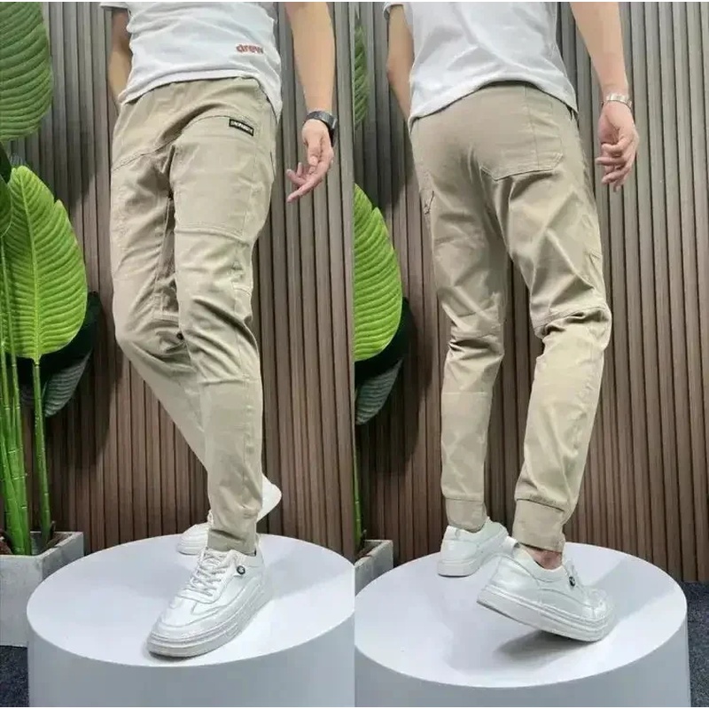 Men's High Stretch Multi-pocke - огляд і ціна Jogger Sweatpants Men
