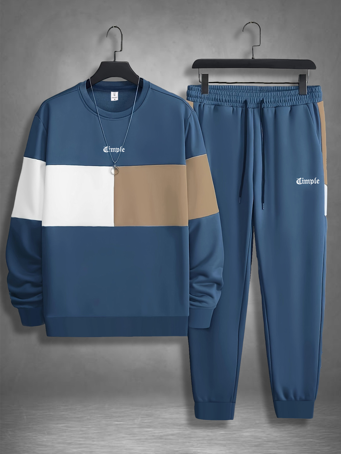 Men's Casual Two-Piece Set, Na - огляд і ціна Jogger Sweatpants Men