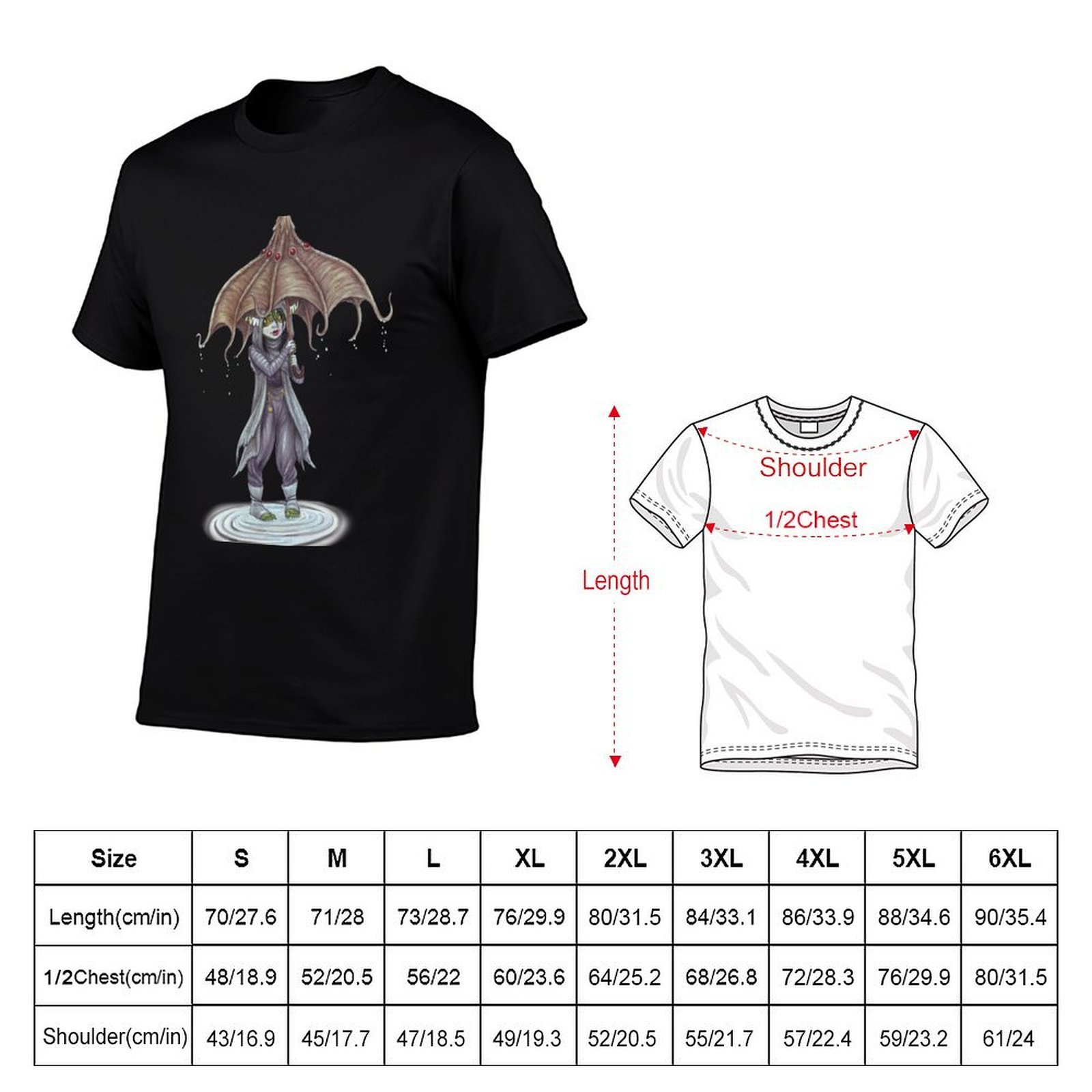 Nott n umbrella T-Shirt Casual - огляд і ціна Men'S Fashion Umbrella